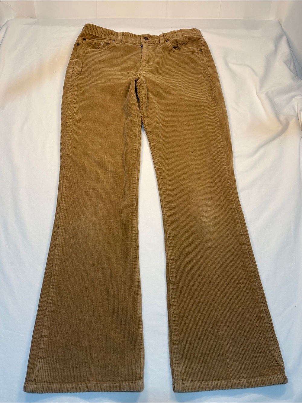 Woman's Ralph Lauren Jeans Bootcut Brown Corduroy Pants Size 6